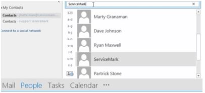 how to add contact to speed dial from microsoft outlook