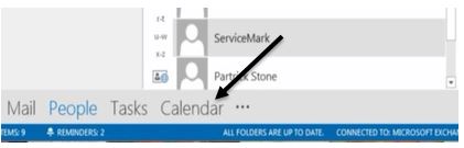 scheduling presence while scheduling a meeting in outlook calendar