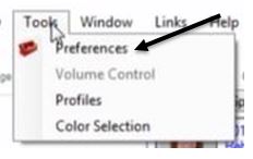 tools preferences
